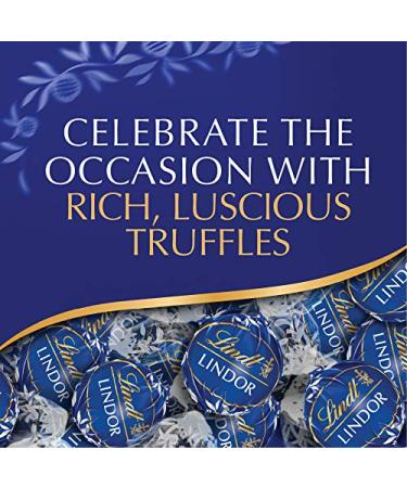 Lindt LINDOR Dark Chocolate Truffles - 50.8 oz, 120 Count | Gourmet Truffles with Melting Center - Perfect Gift! - Buy Online on SooperMarket.com