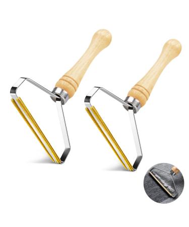 Suoxu animal hair remover lint razor 2 pieces of carpet sofa dog cat lint bush lint remover reusable clothing furniture pet hair lint remover fuzz Shaver carpet schaber 2pack