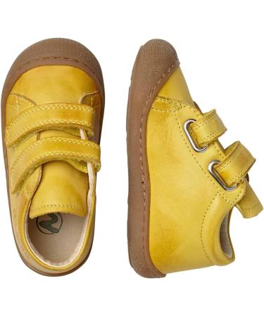 Naturino Cocoon VL Leather First Steps Shoes - 8.5 UK Child - Yellow - Buy Online on SooperMarket.com