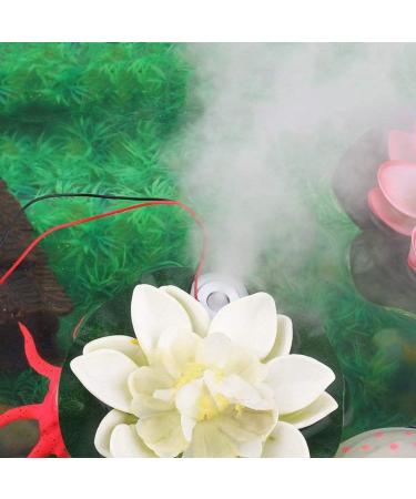 POPETPOP Atomizing Heads Automatic Mist Maker 5pcs Fogger Fountain Pond Fog Machine Head 16mm Air humidifier White 12 2CM - Buy Online on SooperMarket.com
