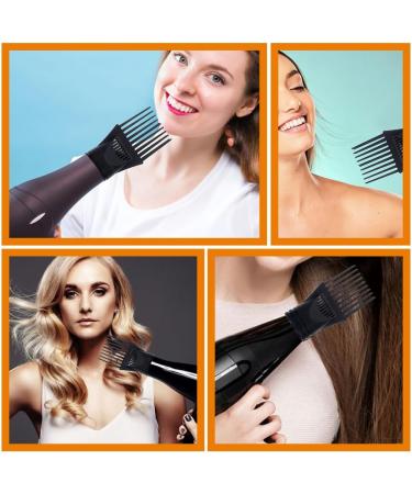 Healeved Blow Dryer Comb Attachment 5pcs Blow Dryer Pick Attachment Hairdressing Wind Blow Cover Comb Attachment Nozzle Hair Dryer Drying Flat Nozzle Styling Tool - Buy Online on SooperMarket.com
