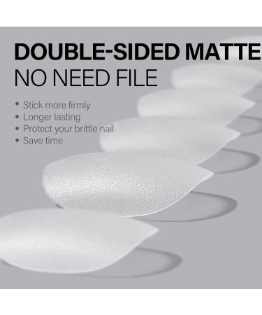 AICLSA Ultra Short Oval Nail Tips - 240 PCS Full Cover Matte Soft Gel False Nails - DIY Press On Nails - 15 Sizes - Buy Online on SooperMarket.com