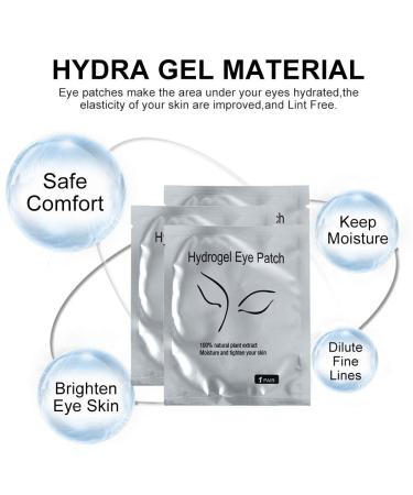 Yosoo 100 Pairs Gel Eye Patch Mask - Collagen Beauty Instruments for Eyelash Care - Buy Online on SooperMarket.com