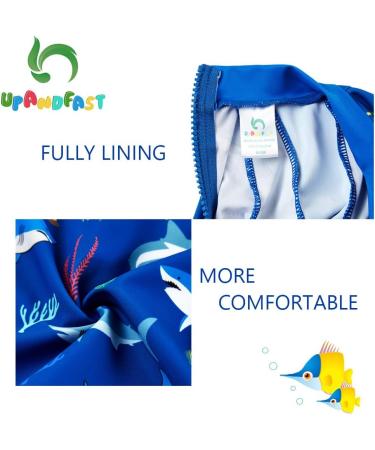 UPF 50+ Shark Print Baby Swimwear with Snap Bottom | 9-12 Months - Buy Online on SooperMarket.com