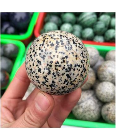 Crystal Meditation Healing Natural Speckled Stone Crystal Ball as a Wedding Decoration Furniture Decoration Meditation Crystal - Buy Online on SooperMarket.com