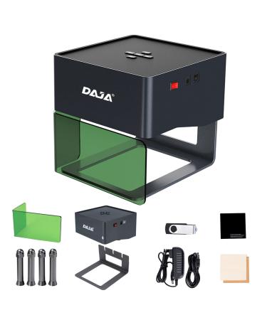 DAJA DJ6 Pro Laser Engraver with Higher Columns Portable Laser Engraving Machine Kits for DIY Supports Win/Mobile System/Offline Laser Cutter (Working area 3.15 * 3.15 inches)