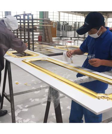 Gilding Adhesive 100ml Epoxy Resin - Professional Craft Use, Water Based Varnish - Protects Gold Foil, Anti-Oxidation - Brush and Gloves Gift Included - Buy Online on SooperMarket.com