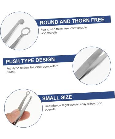 minkissy Tweezers Nose Hair Trimmer ingrown Hair Clippers Facial Hair brow Leg Hair Trimmer Nose Hair Tweezers Scissor Tweezers Nasal Hair Tweezer Hair Puller Stainless Steel Man Clippers - Buy Online on SooperMarket.com