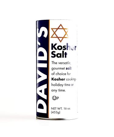 David's Kosher Salt 16 oz each (1 Item Per Order) 16.0 Ounce (Pack of 1)