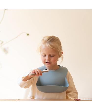 Minifolk Silicone Baby/Toddler Feeding Spoons Set of 5 - Ocean | Weaning Spoons, Dishwasher Safe - Buy Online on SooperMarket.com