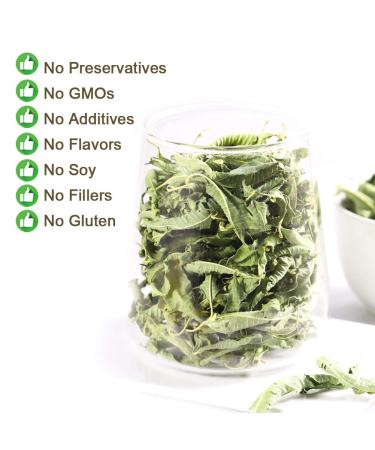100% Organic Lemon Verbena Tea - Dried Lemon Leaves for Beauty | 20g Loose Leaf - Premium Chinese Herb - Buy Online on SooperMarket.com