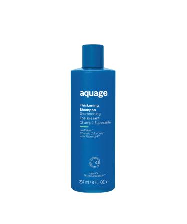 AQUAGE. SeaExtend Thickening Shampoo - Thermal-V Technology Seals Heat Out Prevents Haircolor Fade and Thermal Styling Damage 8 oz