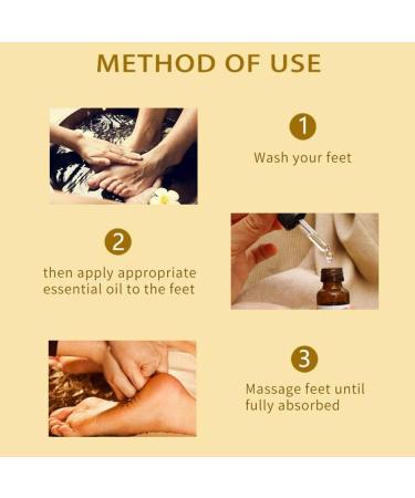 10ml Foot Massage Essential Oil - Soothing Aromatherapy for Relaxation & Skin Therapy - Buy Online on SooperMarket.com