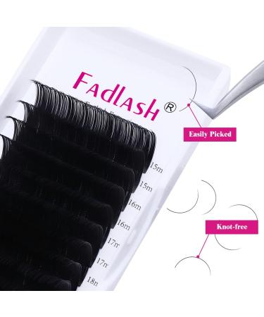 Professional Classic 1:1 Eyelash Extensions - 0.05mm CC Curl Mix (15-20mm) - Natural Black Volume Lashes for International Shipping - Buy Online on SooperMarket.com