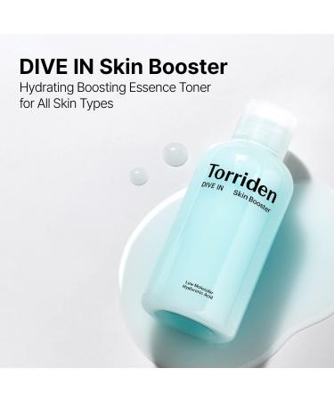 Torriden DIVE-IN Hyaluronic Acid Skin Hydrating Booster 6.76 fl oz | Dry & Sensitive Skin | Alcohol-free, Fragrance-free | Vegan & Cruelty-Free - Buy Online on SooperMarket.com