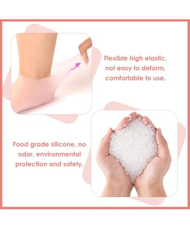 Fluhaw Silicone Moisturizer Socks - 2 Pairs for Soft Smooth Feet | Aloe Slide-Resistant Gel Socks for Dry Cracked Skin & Calluses | Ultimate Foot Care - Buy Online on SooperMarket.com