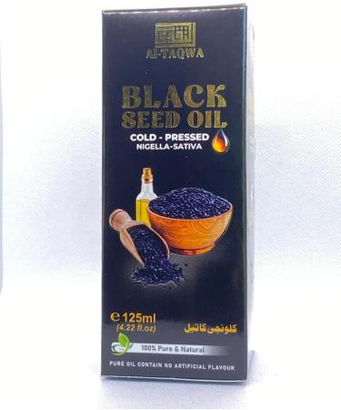 Black Seed Oil | Pure Virgin Black Cumin Seed Oil (Nigella Sativa) Kalonji | Cold Pressed Unrefined | Liquid 60ml - Buy Online on SooperMarket.com
