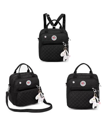 Small Waterproof Baby Diaper Bag Tote Messenger Backpack-Black - Buy Online on SooperMarket.com