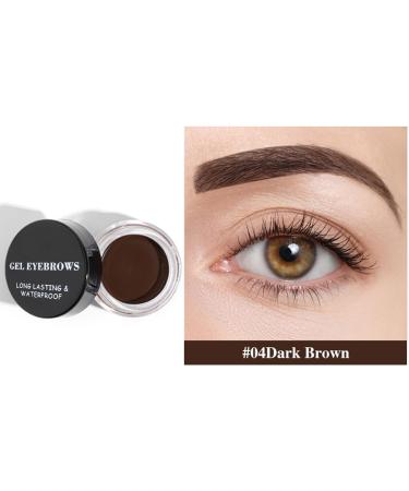 Colorful eyebrow cream waterproof three-dimensional stereotypes above the color eyebrows (04) - Buy Online on SooperMarket.com