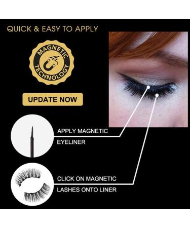 Newfacefure Magnetic Eyeliner - High-End Formula for Waterproof, Smudge-Free Natural Look Eye Makeup - White - Buy Online on SooperMarket.com