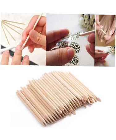 Wood Orange Sticks Nail Cuticle for Slider r Manicure Art Pedicure Pedicure Aids 100PCS Practical Design - Buy Online on SooperMarket.com