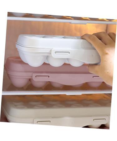 CHILDWEET 2pcs Anti-Collision Damage Chicken Food Trays Plastic Egg Cartons Pantry Egg Bins for re-usable Pink 30X11X6.5CM - Buy Online on SooperMarket.com