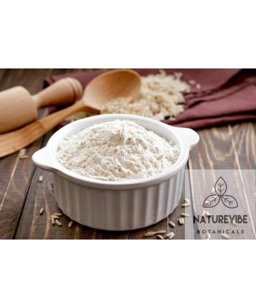 Naturevibe Botanicals Organic White Rice Flour - 2lbs | Non-GMO & Gluten Free | Ideal for Cooking & Baking | 32oz | Packaging May Vary - Buy Online on SooperMarket.com