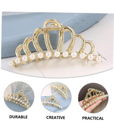 Beavorty 2pcs Golden Metal Hair Clips - Korean Vintage Hair Accessories - Buy Online on SooperMarket.com