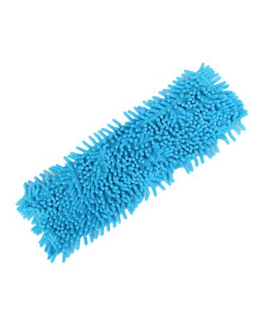Mop Head Washable Refill Replace Dust Cloth Cleaning Wet Dry Use Chenille Pad Blue