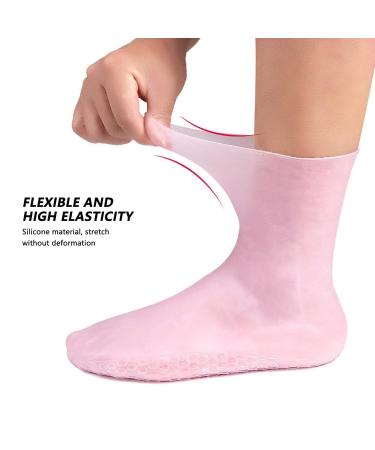 Buy Silicone Moisturizing Gel Socks with Essential Oils for Cracked Heels | Shock Absorbing Pressure Relief - International Shipping Available - Buy Online on SooperMarket.com