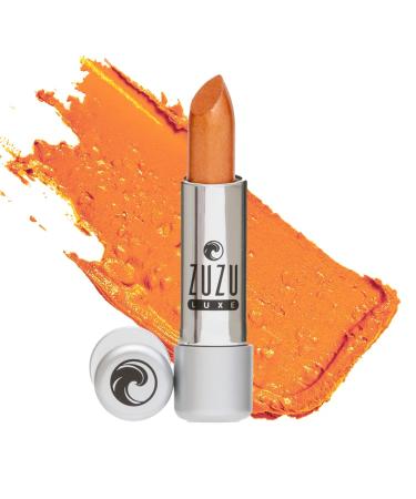 Zuzu Luxe Lip Color Lipstick (Vegas - Copper Penny/Warm Pearl)  Natural Hydrating Lipstick  Paraben Free  Vegan  Gluten-free  Cruelty-free  Non GMO  0.13 oz