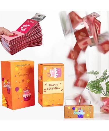 Generic Happy Birthday Surprising Boxes Bouncing Red Envelope Gift Boxes for Family Friend Neighbor Gift 20pcs Bounce Boxes Gift Boxes Gift Bags Pink HAPPY BIRTHDY - Buy Online on SooperMarket.com