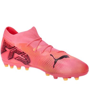 PUMA Unisex Kids Future 7 Match Mg Jr Soccer Shoe | 34 EU | Sunset Glow & Puma Black | International Shipping Available - Buy Online on SooperMarket.com