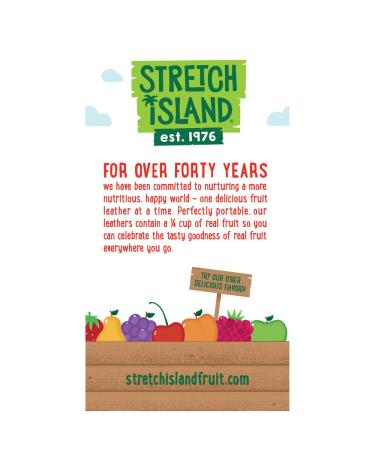 Stretch Island Strawberry Fruit Leather Snacks â€“ Vegan, Gluten-Free, No Added Sugar | 8 Count Pack - Buy Online on SooperMarket.com
