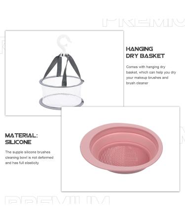 Buy Makeup Brush Cleaning Set - Silicone Cleaner Drying Hanger & Mat | International Shipping - Buy Online on SooperMarket.com