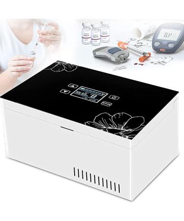 Rechargeable Insulin Cooler Box Portable Small Medical Medicine Box Mini Car Refrigerator USB Charger Medicine Cooler Reefer Container 1battery