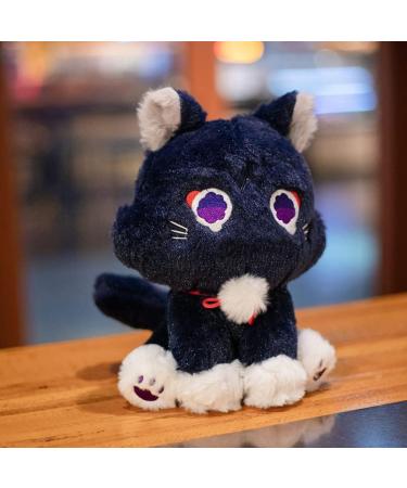 Genshin Impact Scaramouche Cat Plush Toy | 8.6-inch Stuffed Animal Doll for Kids | Soft and Cute Scara Cat Pillow Plushies - Buy Online on SooperMarket.com