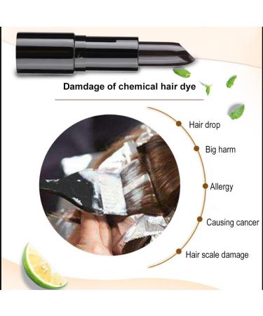 Approache Kaschierstift - Professional Temporary Hair Color Pen for Covering White Hair | Dark Brown Lipstick Chalk - Buy Online on SooperMarket.com