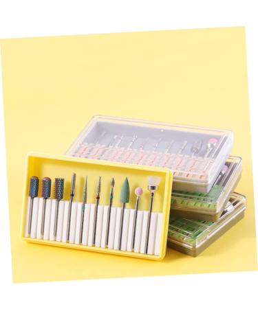 Beavorty 2 Sets Nail File Drill Bits Grit Manicure sand tool nail grinding polisher Nail Art supplies Nail Drill Replacement Bits Gel Nails Bit Cuticle Drill Bits Grinding head alloy 5x1cmx2pcs Yellowx2pcs - Buy Online on SooperMarket.com