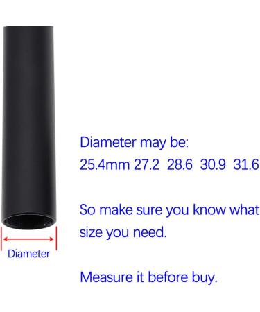 DJC Suspension Seatpost Shock Absorber for City Bike MTB 28.6mm*350mm - Straight Pillar, Headless Seat Post - Measure Diameter Before Purchase - Buy Online on SooperMarket.com