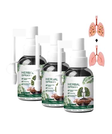 New Trending Medilisk Lung Cleansing Spray Googeer Herbal Lung Cleanse Mist Herbal Lung Cleansing Spray Herbal Spray Cleansing Lung Medilisk Herbal Spray Respinature Spray (3pcs)
