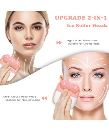 PrettyCare Pink Ice Roller for Face and Eye - Relief from Puffiness, Migraine, Pain & Minor Injuries - Summer Cooling Skin Care Product - Buy Online on SooperMarket.com