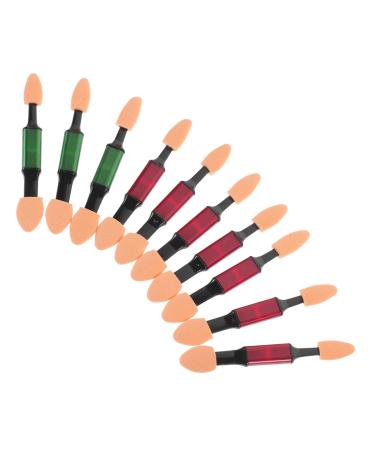 Healeved 10pcs Makeup Brush Eye Shadow Brush Eye Shadow Applicator Cosmetics Blending Brush