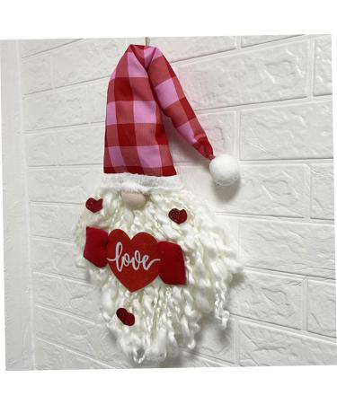 Cabilock 4pcs Faceless Old Man Pendant Ornament Desk Gnome Doll Valentines Day Gnome Household Wreath Elder - Buy Online on SooperMarket.com