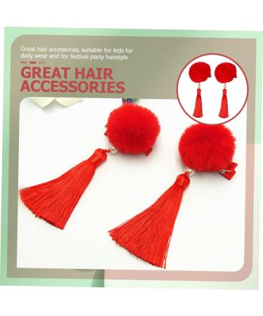 PLAFOPE 3 Pairs Tassel Hair Ball Hair Clip Tassel Hairpin Chinese Hair Accessories Traditional Chinese Hairpin Hair Styling Accessories Long Tassel Hair Barrettes Hair Clips - Buy Online on SooperMarket.com