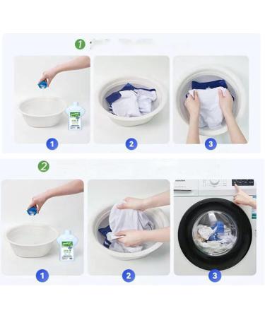 Efficient Easy Clean Laundry Detergent Powder Active Biological Enzyme Washing Laundry Detergent Powder All Purpose Efficient Cleaning Powder Soap Powder Laundry Detergent (2 PCS) - Buy Online on SooperMarket.com
