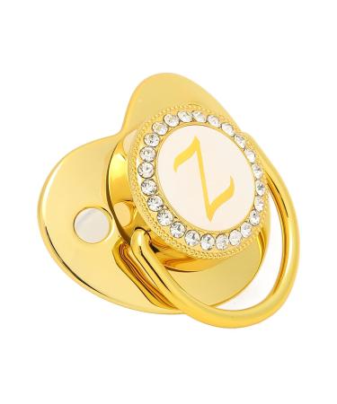 Golden Baby Pacifier with Clip | Silicone Bling Clips for Girls 6-18 Months | Stylish & Soothing Feeding Solution - Buy Online on SooperMarket.com