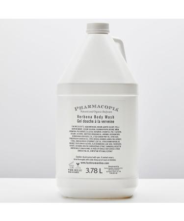 Pharmacopia Hotel Verbena Body Wash - Organic & Vegan Moisturizing Shower Gel for Men & Women 128oz | International Shipping Available - Buy Online on SooperMarket.com