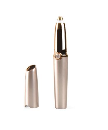 Rechargeable Eyebrow Hair Remover Painless Eyebrow Trimmer Epliator with Light Eyebrow Hair Removal Razor Tool for Face Lips Facial Hair