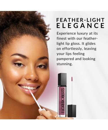 Flori Roberts Mineral Base Lip Shine - Vibrant Lip Gloss for Women of Color Non-Sticky Long Wear High Shine Finish in Copper - Buy Online on SooperMarket.com